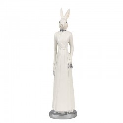 Zając w Ubraniu Kremowo-Srebrny B Clayre & Eef