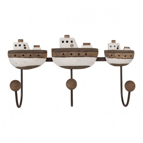 Wieszak Marynistyczny Żaglówki B Clayre & Eef