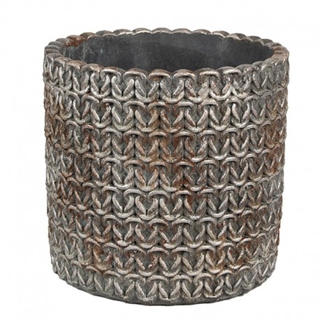 Szara Osłonka Na Doniczkę S Clayre & Eef