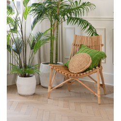 Fotel w Stylu Boho Rattanowy C J-Line