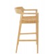 Drewniane Krzesło Barowe Skandynawskie Emma A J-Line