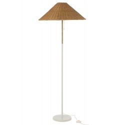 Lampa Podłogowa Boho Biała