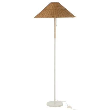 Lampa Podłogowa Boho Biała