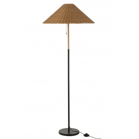 Lampa Podłogowa Boho Czarna