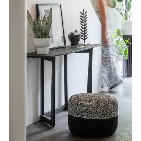 Konsola Rustykalna Czarna J-Line