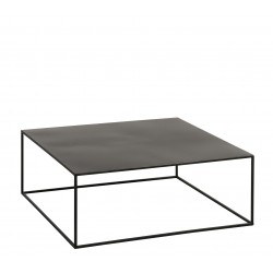 Industrialny Stolik Kawowy Metalowy Czarny B J-Line