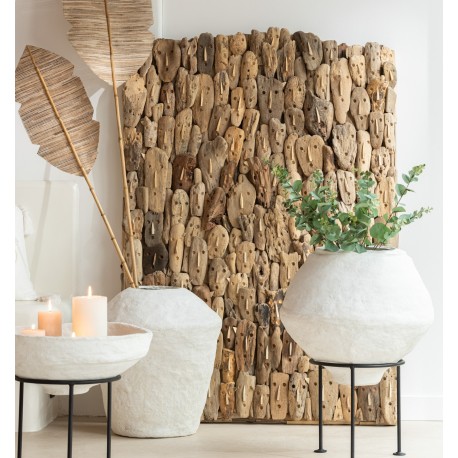 Drewniana Dekoracja Ścienna Maski C J-Line