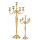 Duży Świecznik Pięcioramienny Złoty J-Line