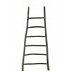 Drabina Na Ręczniki Drewniana Czarna J-Line