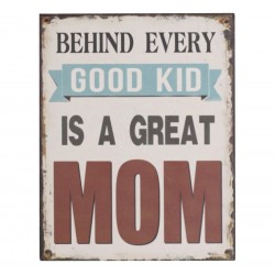 Obrazki Metalowe Chic Antique Mom