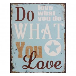 Obrazki Metalowe Chic Antique Love