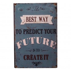 Obrazki Metalowe Chic Antique Future