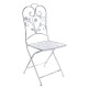 Metalowe Krzesło Prowansalskie Blanc Mariclò