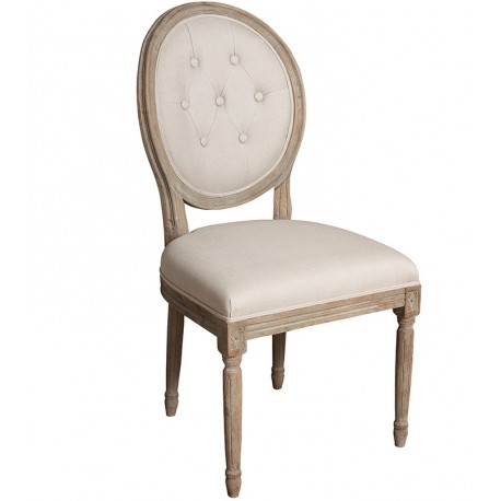 Krzesło Belldeco Dębowe Pikowane