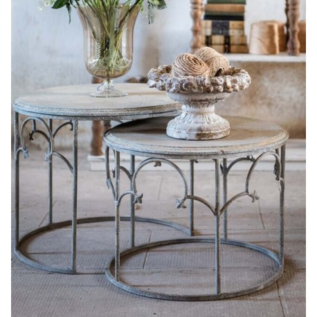 Stoliki Kawowe 2 szt. Blanc Mariclò