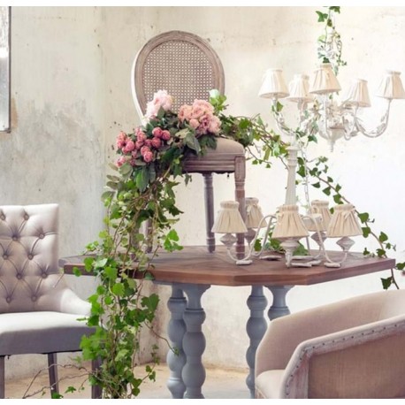 Krzesło w Stylu Prowansalskim Medalion A Blanc Mariclò