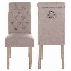 Krzesło w Stylu Prowansalskim Pikowane Blanc Mariclò B