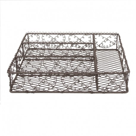 Taca Na Sztućce Prowansalska Metalowa Clayre & Eef