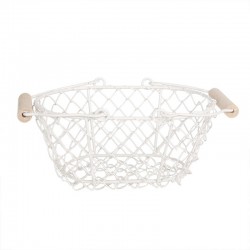 Druciany Koszyk Farmhouse Biały B Clayre & Eef