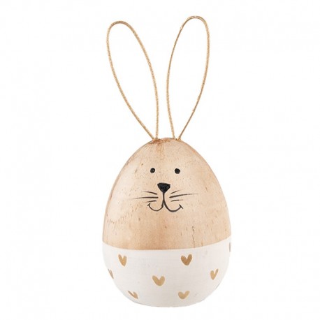 Ozdoba Wielkanocna Jajo Drewniane A Clayre & Eef