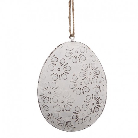Zawieszka Wielkanocna Jajko Metalowe B Clayre & Eef