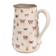 Ceramiczny Dzbanek Ozdobny w Motyle A Clayre & Eef
