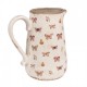 Ceramiczny Dzbanek Ozdobny w Motyle A Clayre & Eef