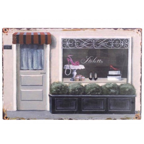 Obrazki Metalowe Chic Antique Prowansja