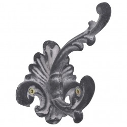 Wieszak Ścienny Żeliwny Szary 4