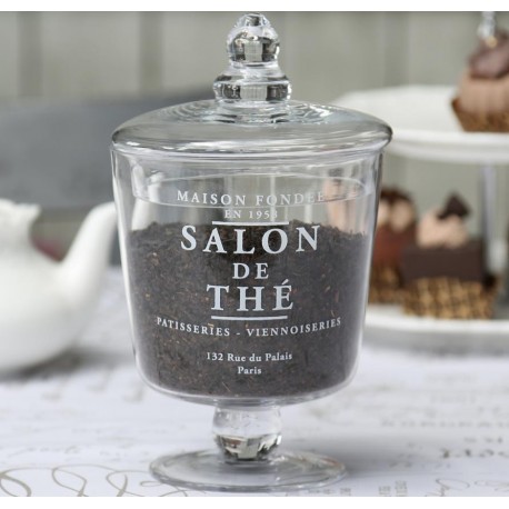 Szklany Pojemnik Chic Antique Na Nóżce