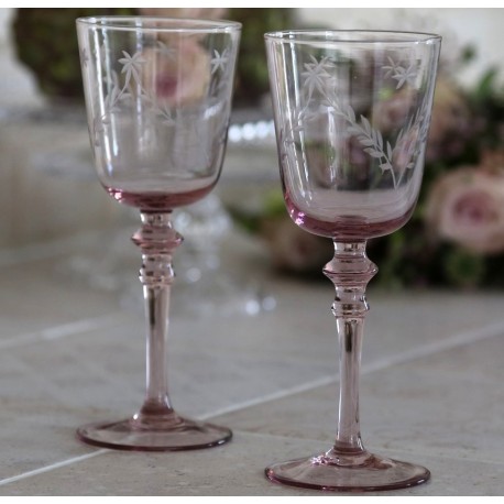 Kieliszki Do Wina Chic Antique Róż