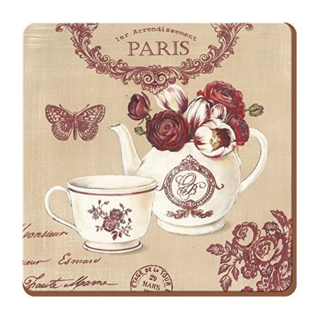 Podkładki Korkowe Pod Kubek Paryż 6szt.