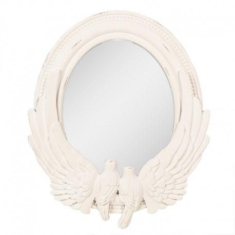 Lustro Shabby Chic ze Skrzydłami B Clayre & Eef