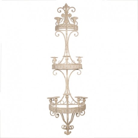 Świecznik Ścienny Prowansalski Wysoki 143 cm Clayre & Eef