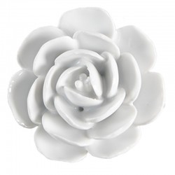 Gałka Meblowa Kwiatek Biały A Clayre & Eef