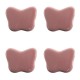 Gałki Meblowe Motyle Różowe 4 szt. Clayre & Eef