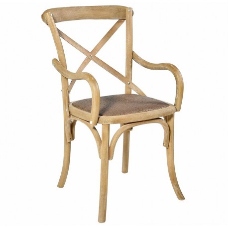 Krzesło Belldeco Dębowe Bari z Podłokietnikami