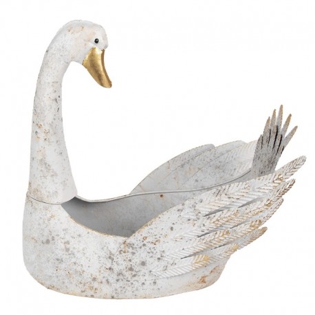 Osłonka Na Doniczkę Łabędź Clayre & Eef