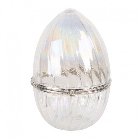 Szklany Pojemnik Jajo A Clayre & Eef