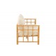Bambusowa Sofa Elise z Poduchami B J-Line