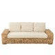 Rattanowa Sofa z Poduchami J-Line