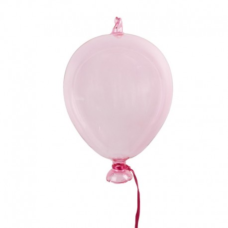 Zawieszka Balon Szklany Różowy C Clayre & Eef