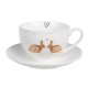 Porcelanowa Filiżanka z Królikami Clayre & Eef