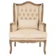 Fotel Uszak w Stylu Prowansalskim B Blanc Mariclò