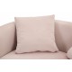 Sofa Glamour Różowa Welurowa Bucarest Mauro Ferretti