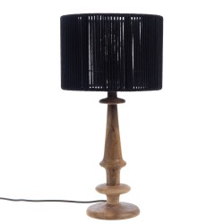 Drewniana Lampa Stołowa B