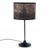Lampa Stołowa z Bambusowym Abażurem