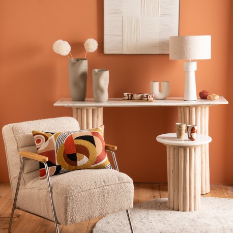 Konsola z Marmurowym Blatem Salmi