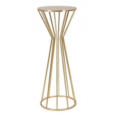 Złoty Stolik Metalowy Glam Wysoki A DRUGA KATEGORIA