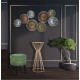 Złoty Stolik Metalowy Glam Wysoki A DRUGA KATEGORIA